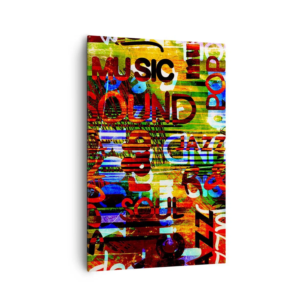 Canvas picture - All Colours of Sound - 80x120 cm