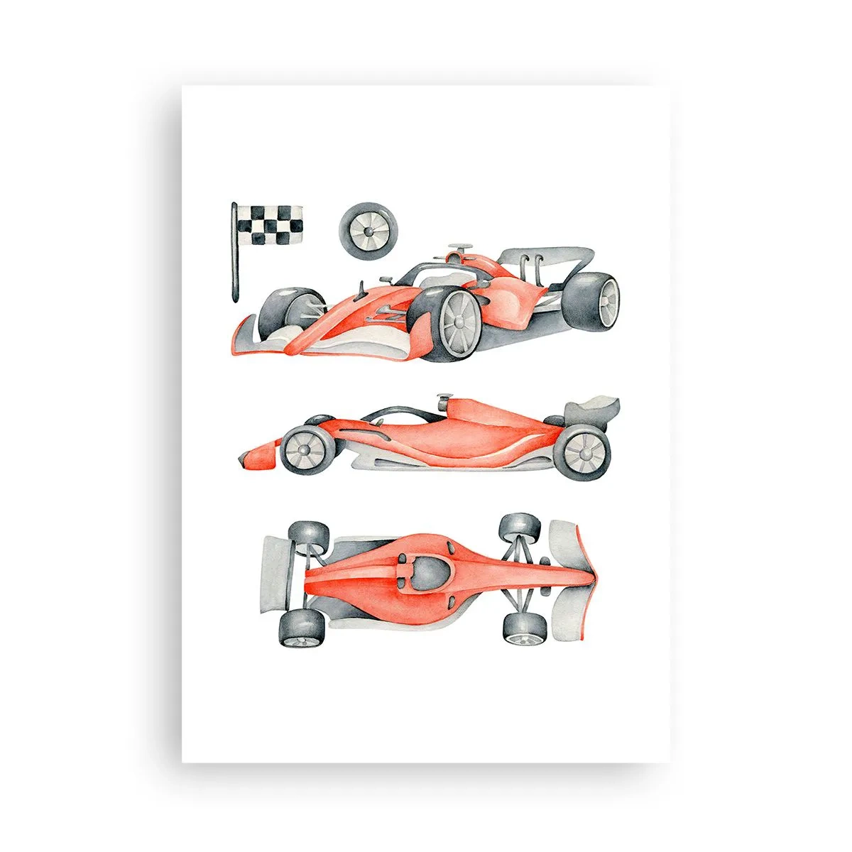 Poster - Race for the Dreams - 50x70 cm