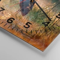 Clock face with numbers