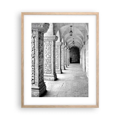 Poster in light oak frame - Where is this Going...? - 40x50 cm