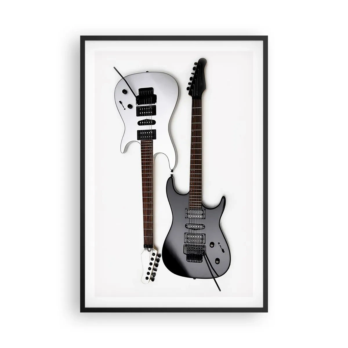 Poster in black frame - Harmony of Shapes - 61x91 cm