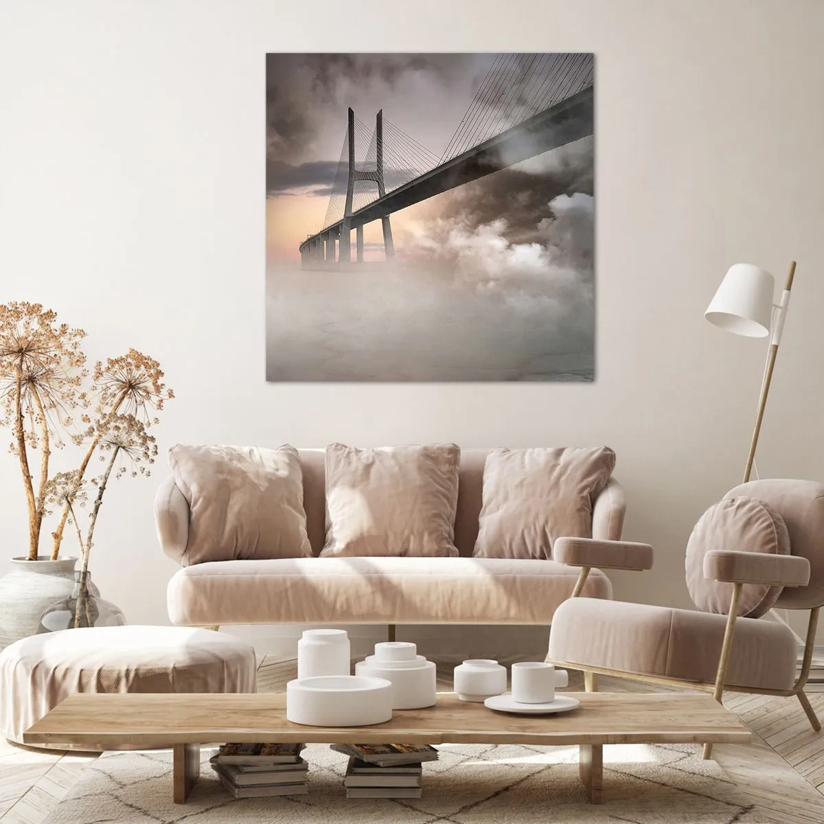 Canvas picture - By the River that Doesn't Exist - 40x40 cm