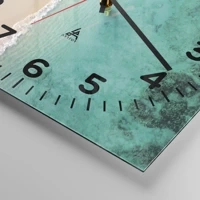 Clock face with numbers