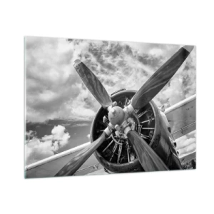 Glass picture - Conquerer of the Skies - 100x70 cm