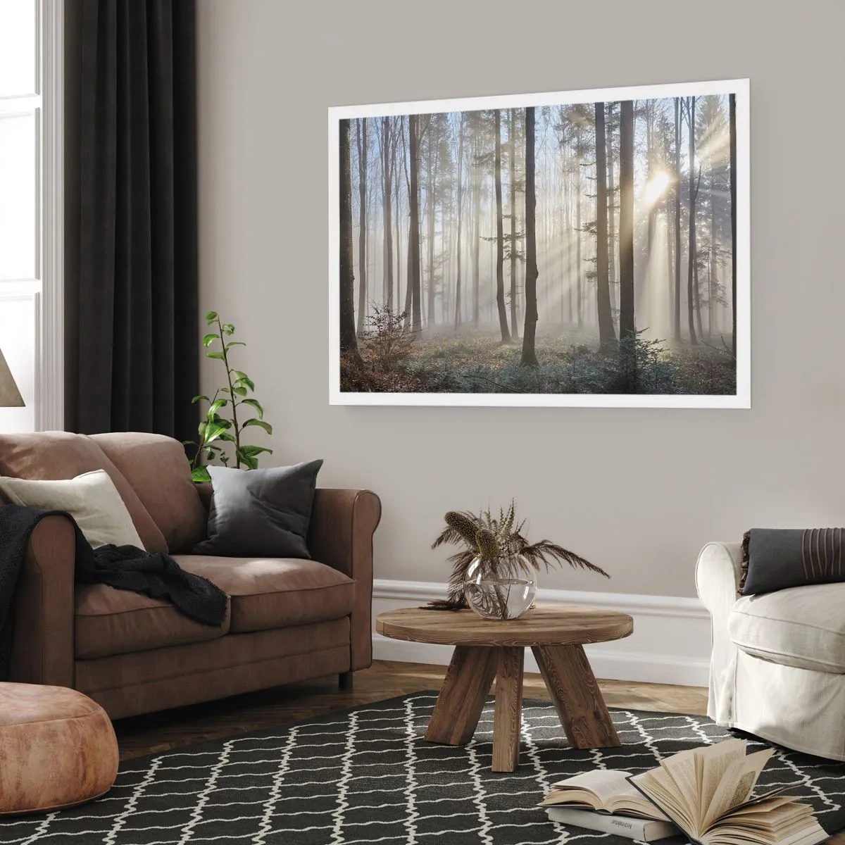 Poster - Fog Has Woken up Too - 91x61 cm