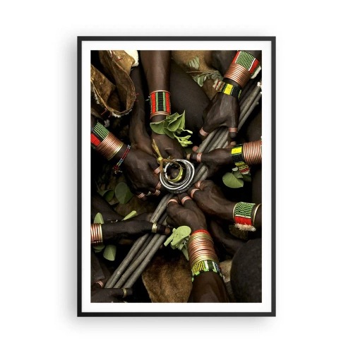 Poster in black frame - We Are Together - 70x100 cm