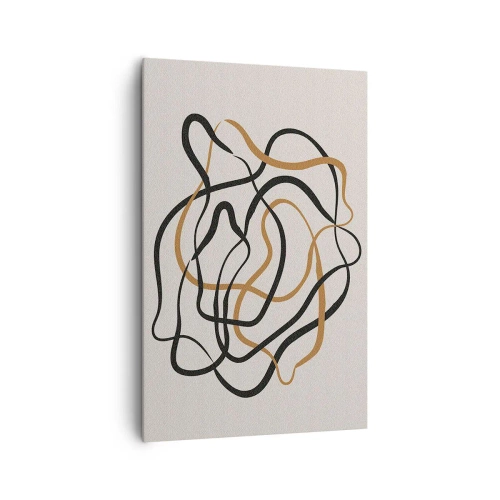 Canvas picture - Everything Is Tangled UP - 80x120 cm