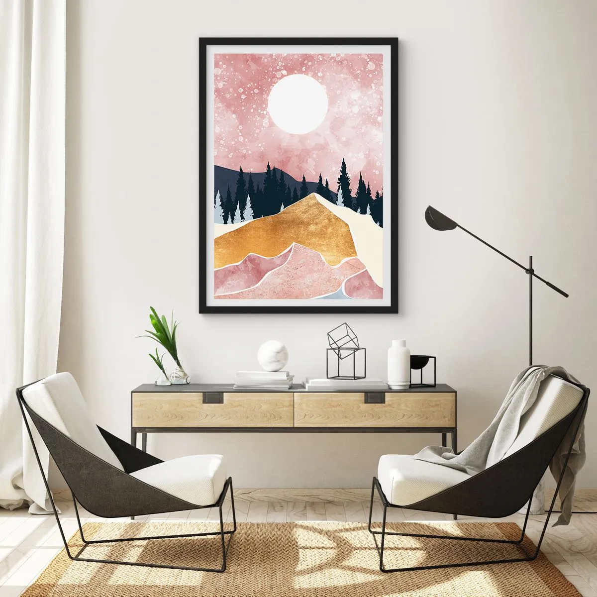 Poster in black frame - Night Guard - 70x100 cm