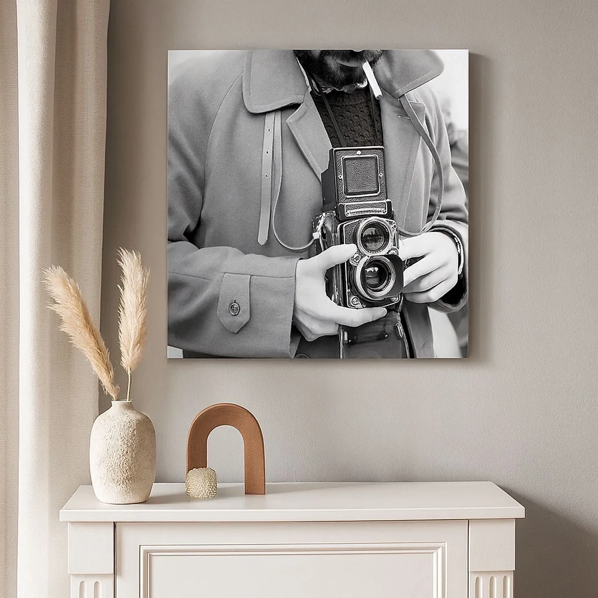 Canvas picture - In Retro Style - 30x30 cm