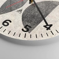 Clock face with numbers