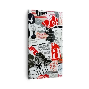 Canvas picture - Hipster's Collage - 55x100 cm