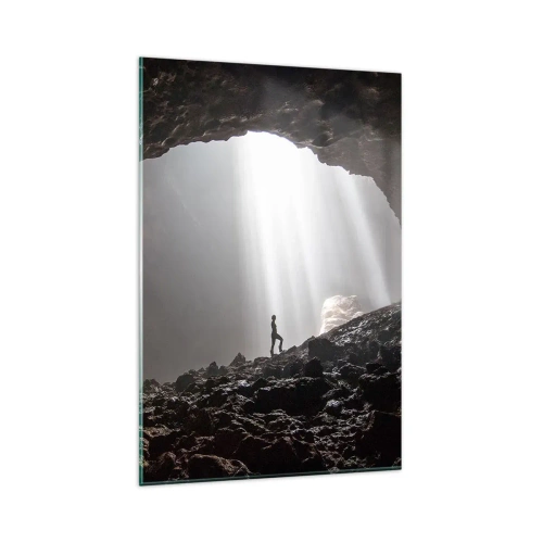 Glass picture - Luminous Grotto - 80x120 cm