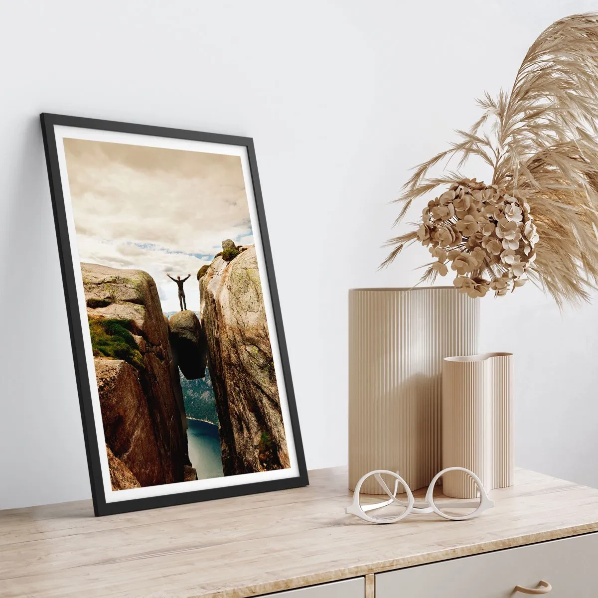 Poster in black frame - How Am I?! - 40x50 cm