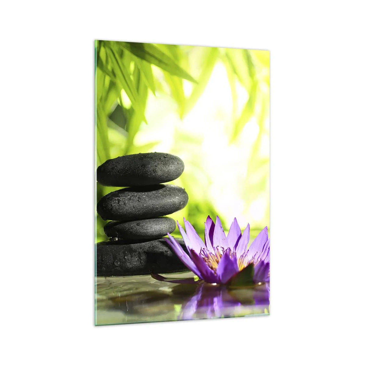 Glass picture - In a Bamboo Grove - 70x100 cm