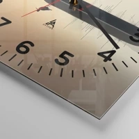 Clock face with numbers