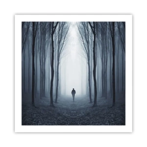 Poster - And Everything is Straight and Bright - 60x60 cm