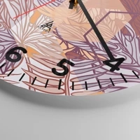 Clock face with numbers