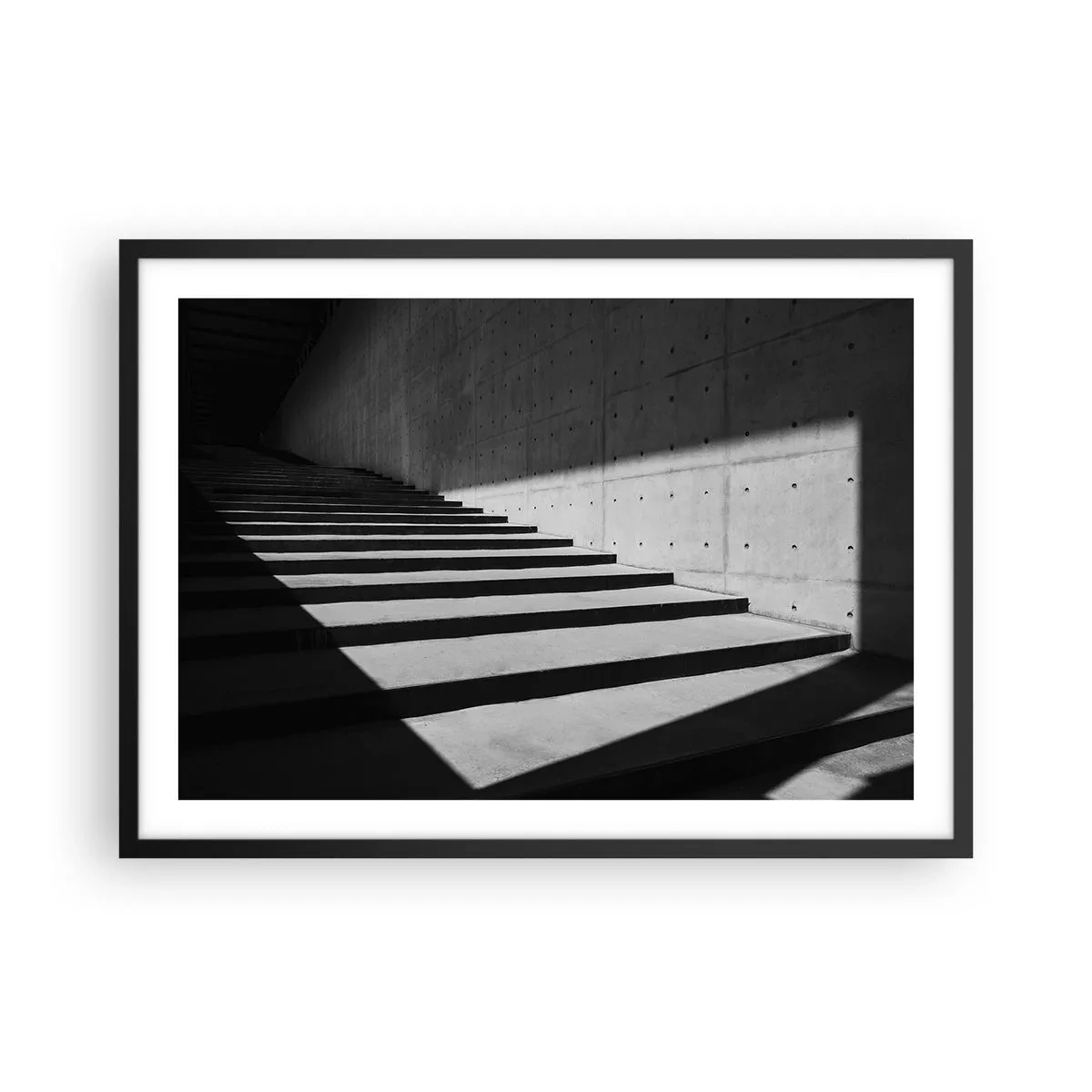 Poster in black frame - Raw Beauty of Modernism - 70x50 cm