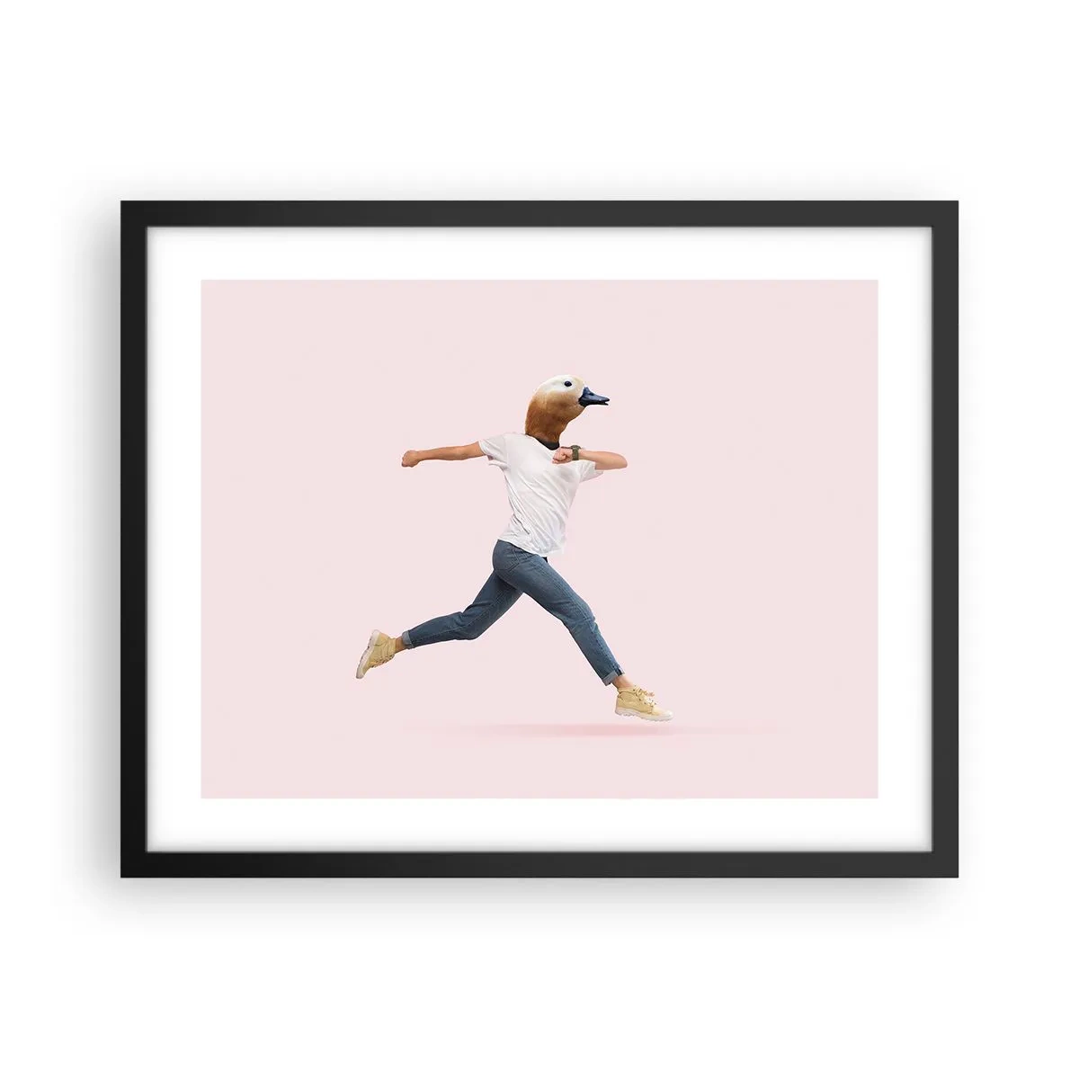 Poster in black frame - Pinch of Absurd - 50x40 cm