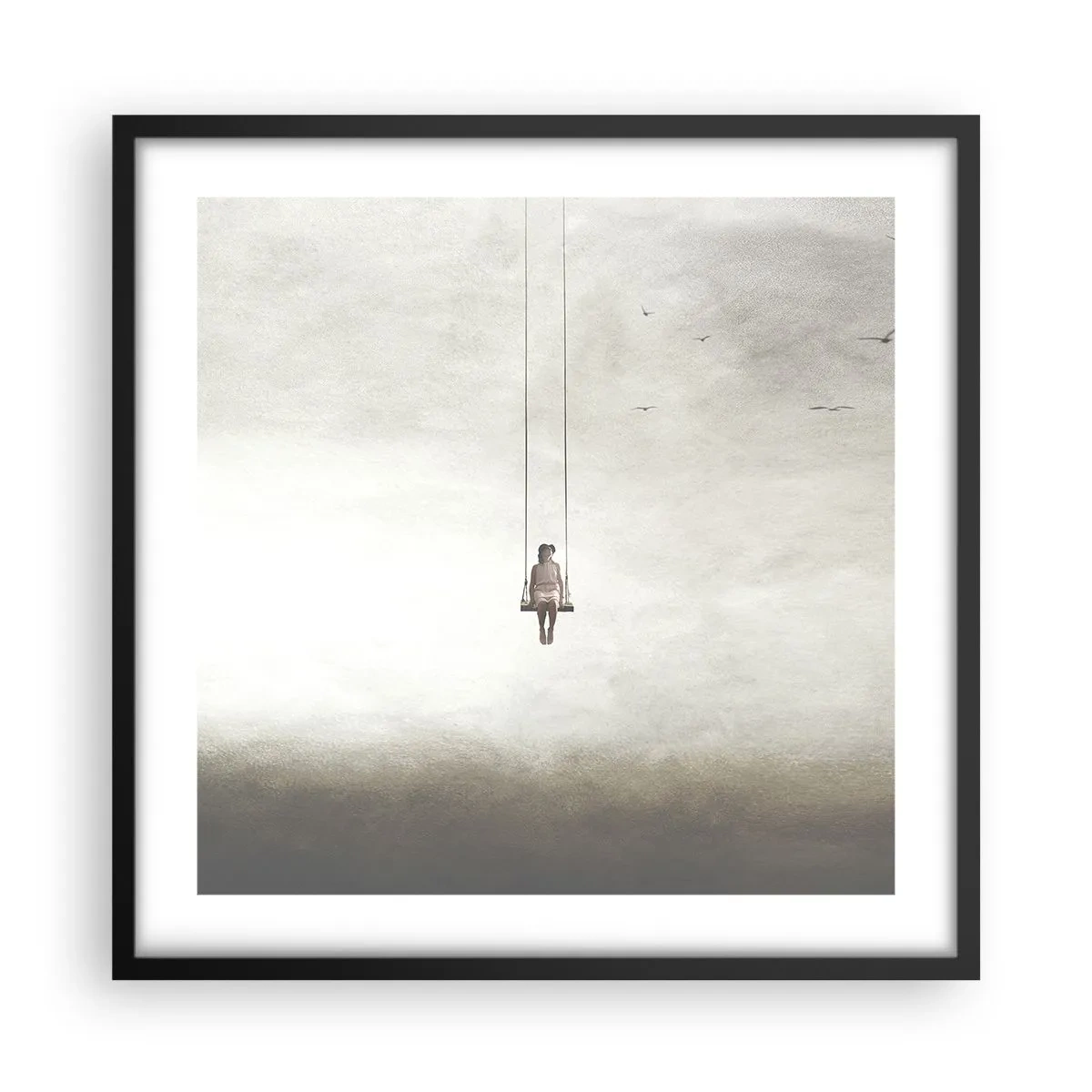 Poster in black frame - Child in Us - 50x50 cm