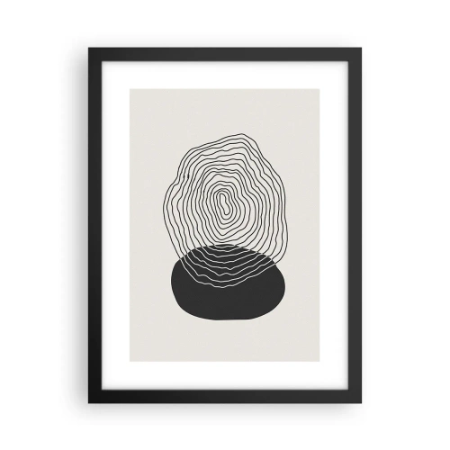 Poster in black frame - Durability and Vibration - 30x40 cm