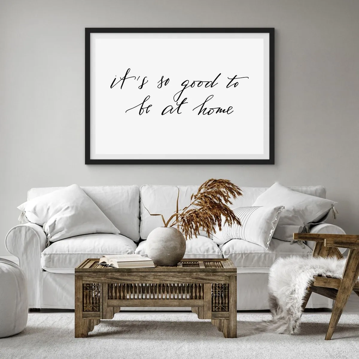 Poster in black frame - Whole Truth - 70x50 cm