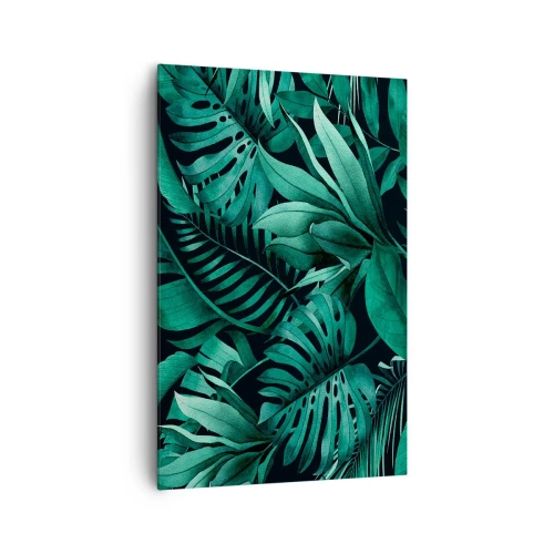 Canvas picture - Depth of Tropical Green - 80x120 cm