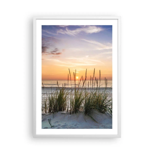 Poster in white frmae - Look, Think, Feel - 50x70 cm