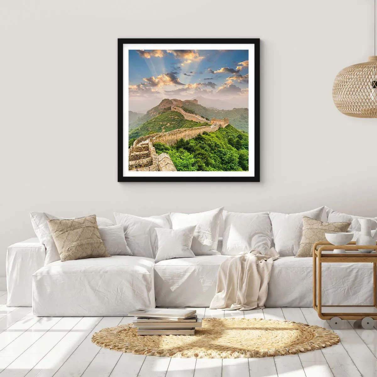 Poster in black frame - Neverending Grandeur - 40x40 cm