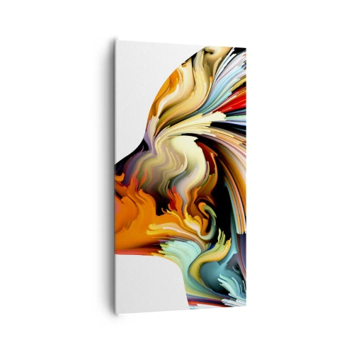 Canvas picture - Explosion of Imagination - 65x120 cm