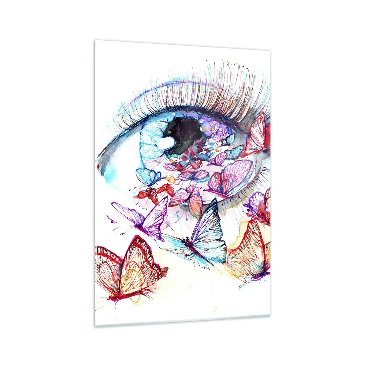 Glass picture - Fairytale Charm of the Eyes - 70x100 cm