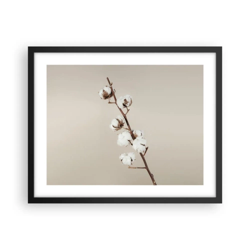 Poster in black frame - At the Heart of Softness - 50x40 cm