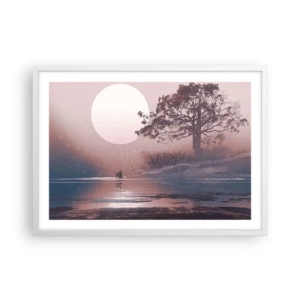 Poster in white frmae - Night Quirks - 70x50 cm