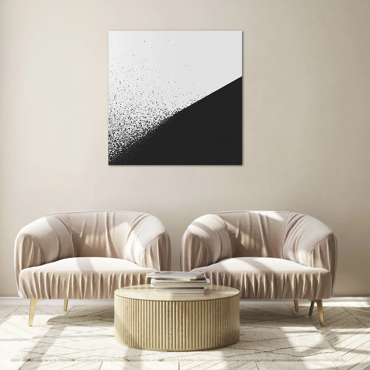 Glass picture - Faster and More - 70x70 cm