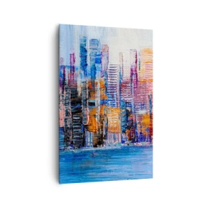Canvas picture - Joyful Metropolis - 80x120 cm