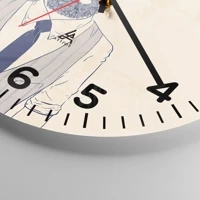 Clock face with numbers