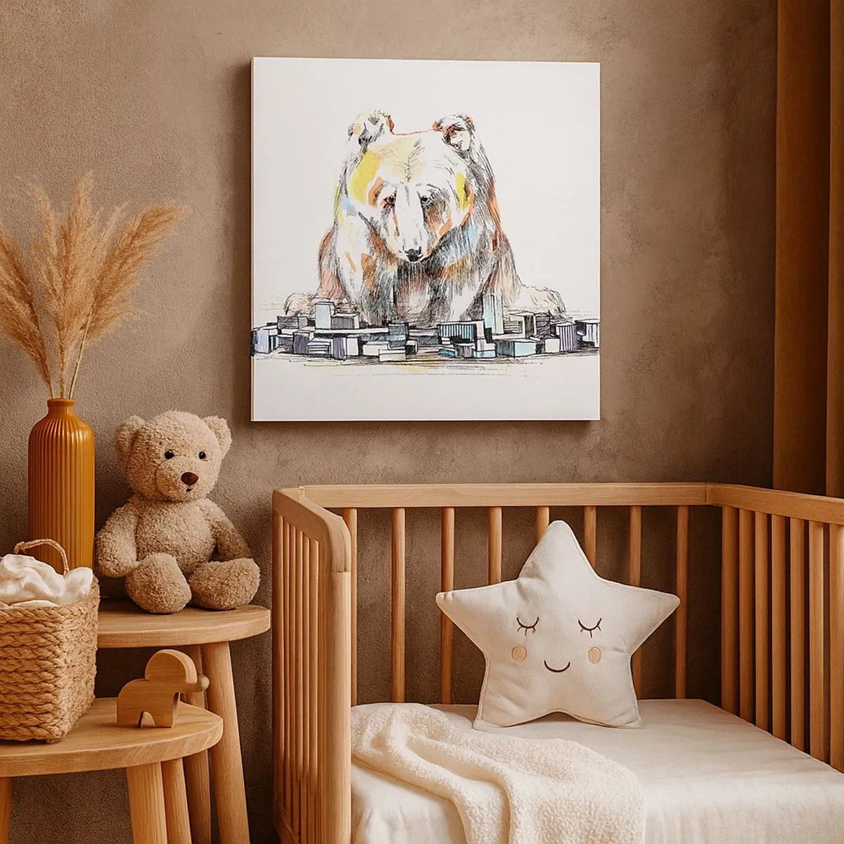 Canvas picture - How Can You Live like That? - 30x30 cm