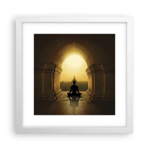 Poster in white frmae - Full Harmony - 30x30 cm