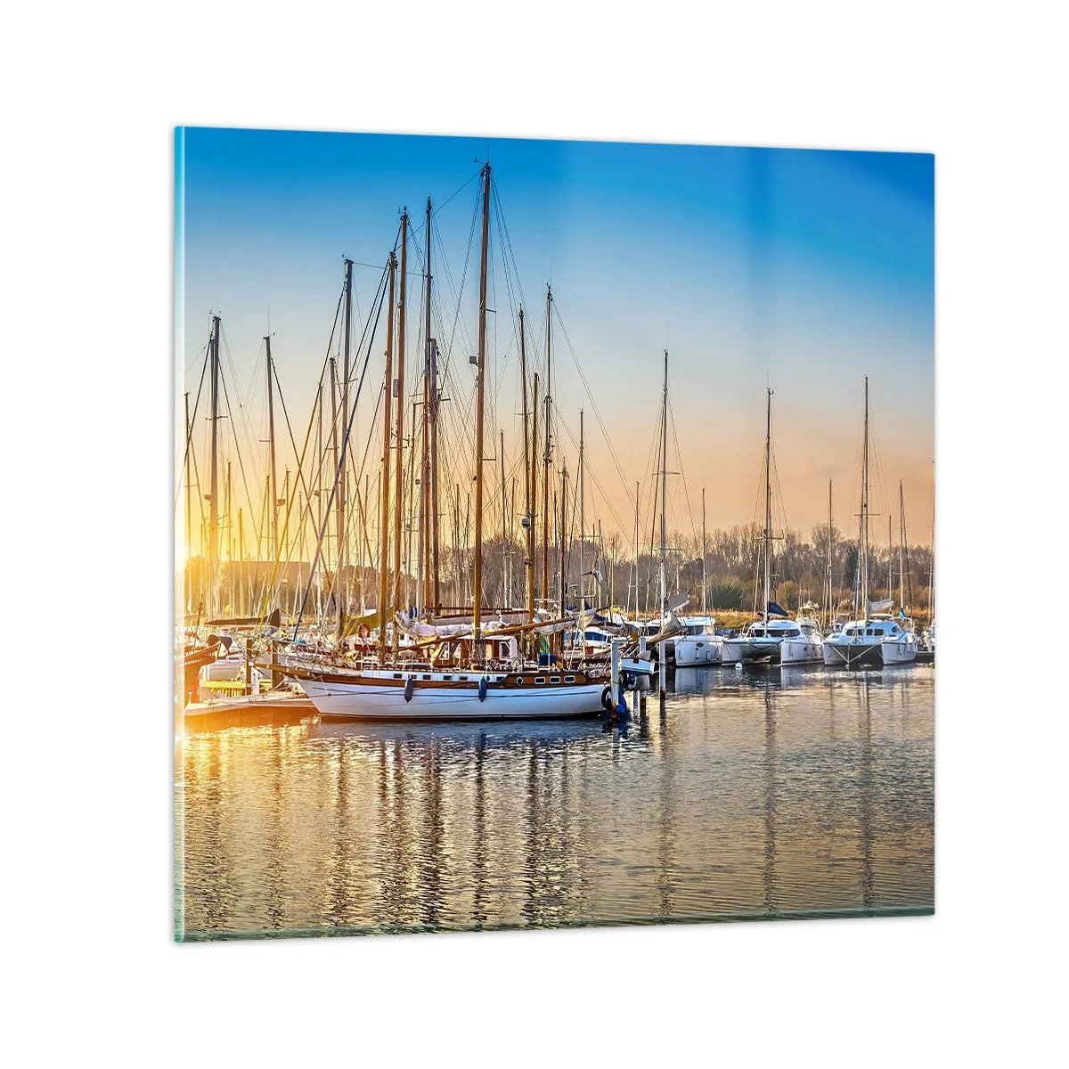 Glass picture - Wind Has to Sleep Too - 70x70 cm