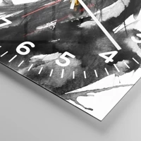 Clock face with numbers