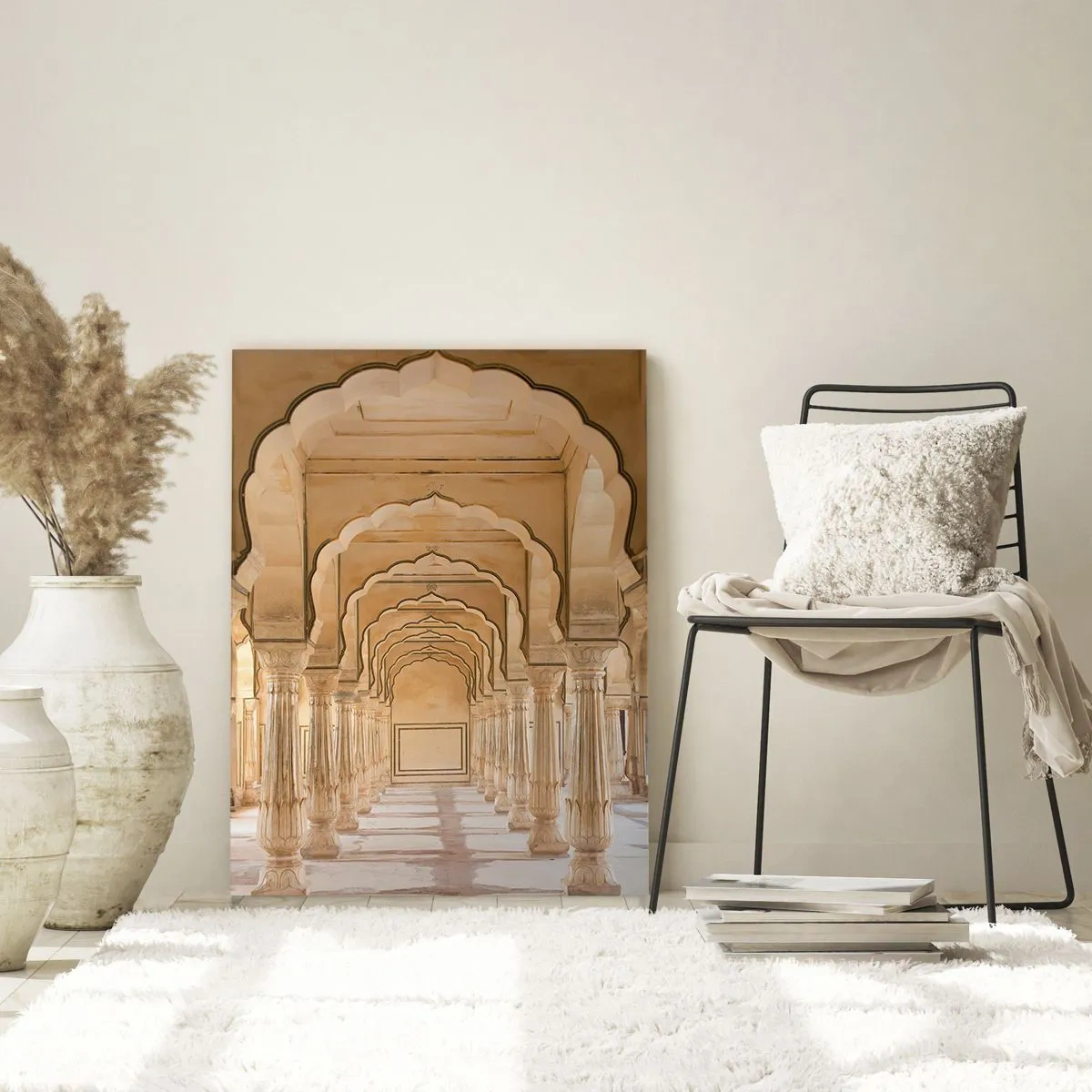 Glass picture - In Maharaja's Palace - 50x70 cm
