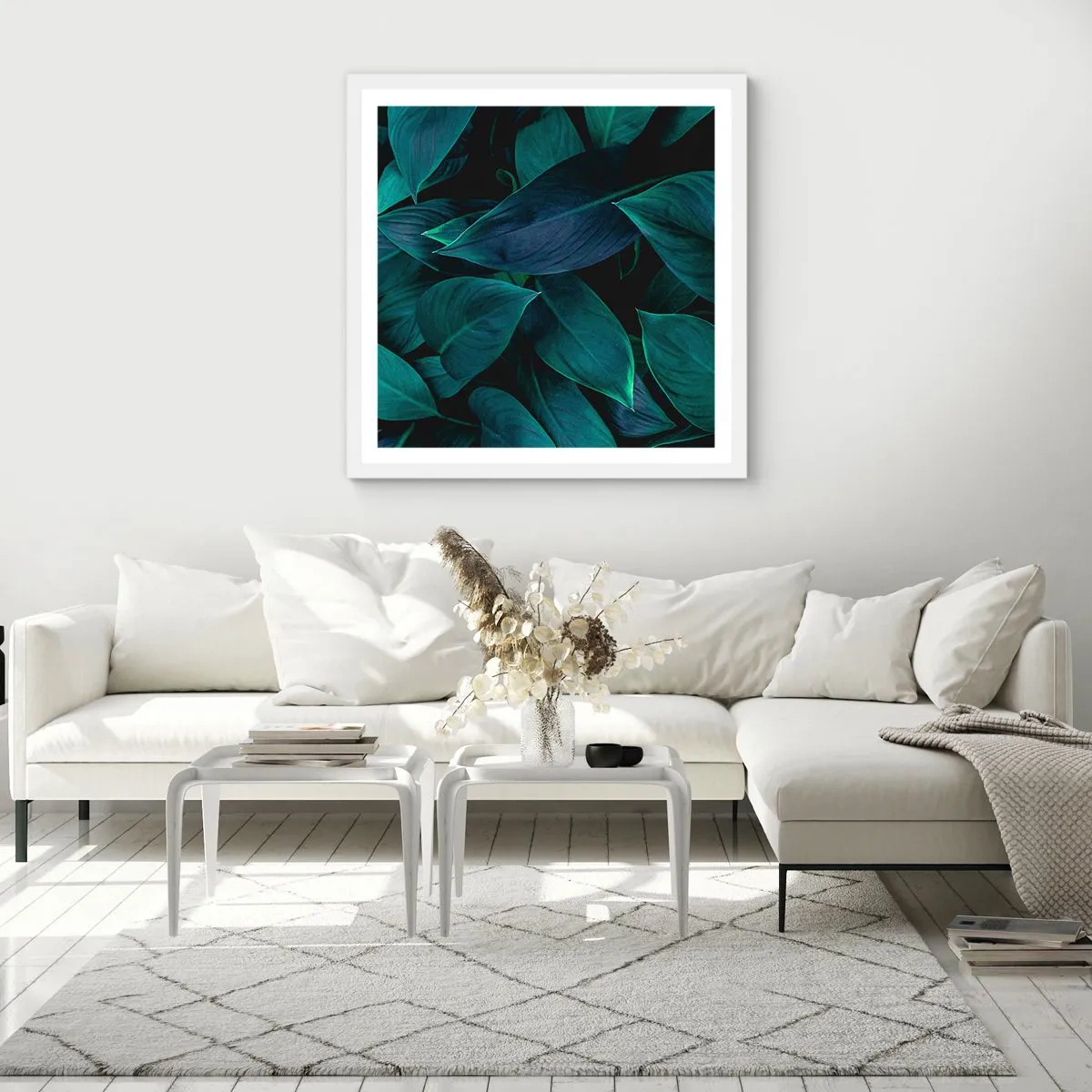 Poster in white frmae - The Green Itself - 30x30 cm