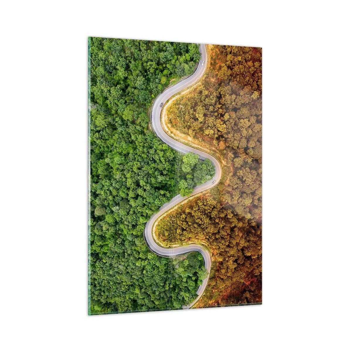 Glass picture - Borders and Breakthroughs - 50x70 cm