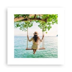 Poster - Life Is Beautiful - 30x30 cm