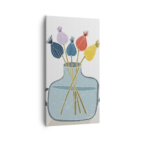 Canvas picture - As Quiet as Poppies - 55x100 cm