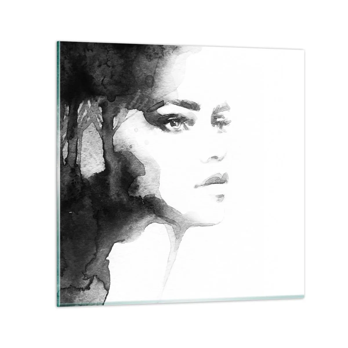 Glass picture - Created from Mystery and Mist - 30x30 cm