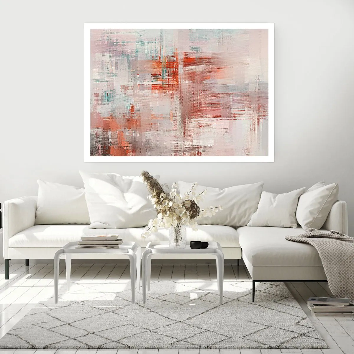 Poster - Foggy but Pink - 40x30 cm