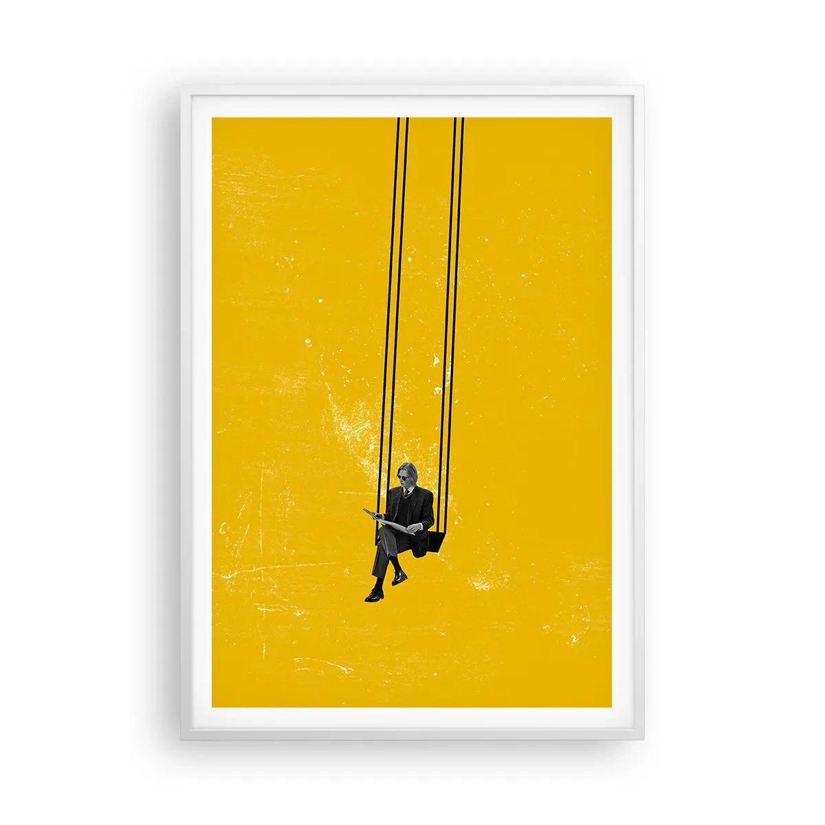 Poster in white frmae - Day as a Any Other - 70x100 cm