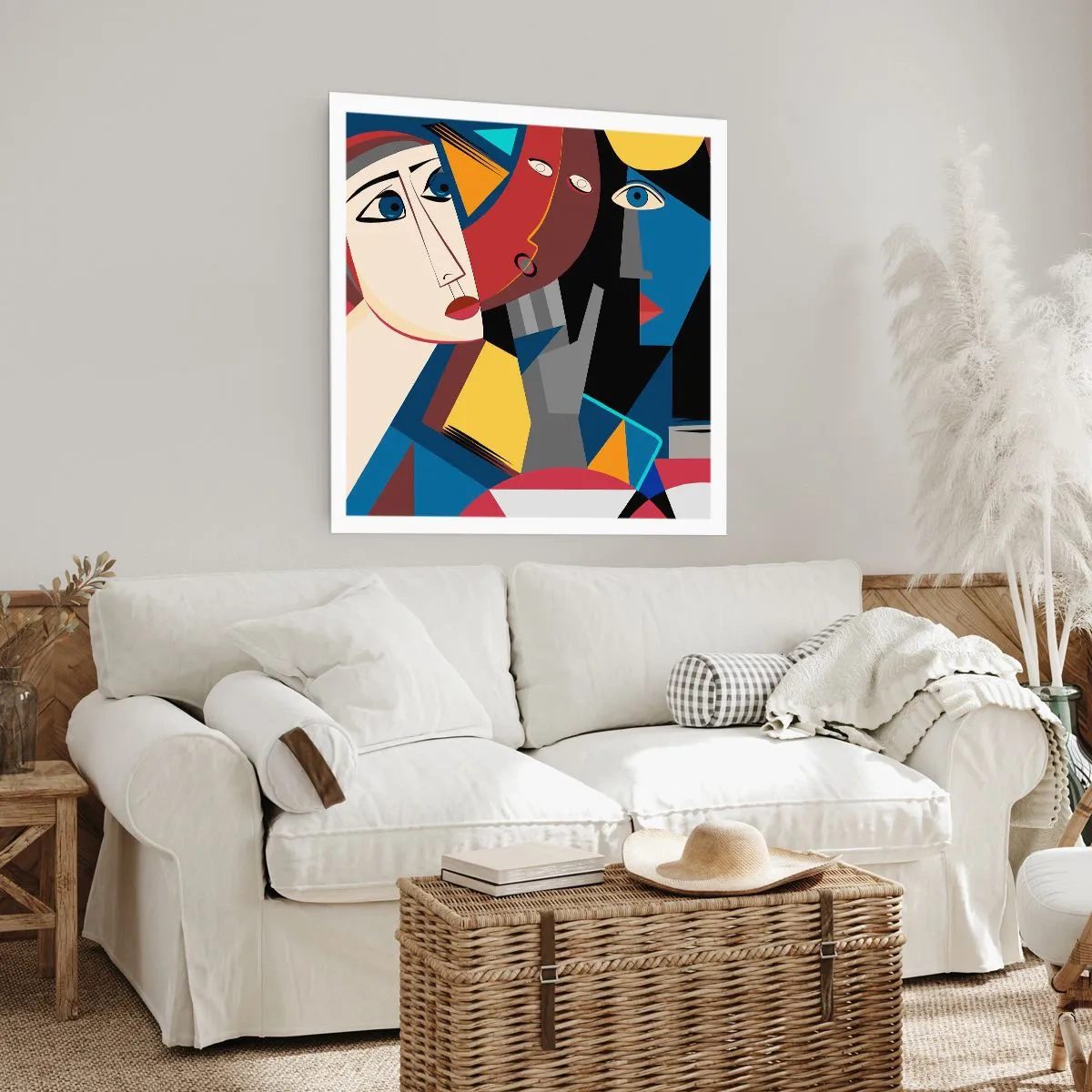 Poster - Conversation of Cubists - 50x50 cm