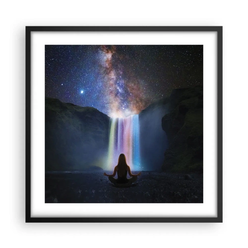 Poster in black frame - Absolute Harmony - 50x50 cm